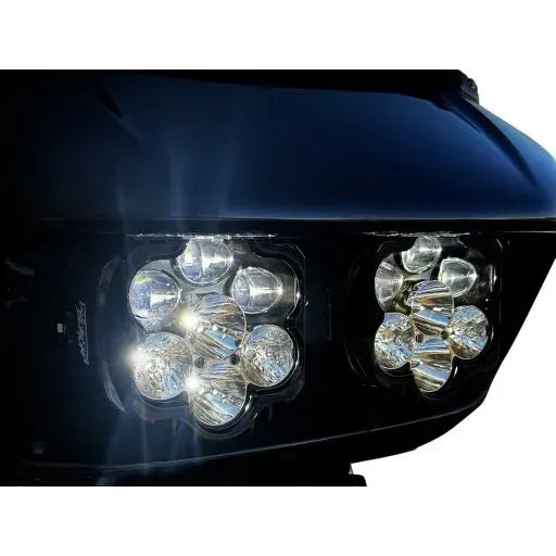Shark Demon 2 Performance LED-Scheinwerfer-Kit Schwarz ECE für Harley-Davidson Road Glide – Custom Dynamics – Bild 4