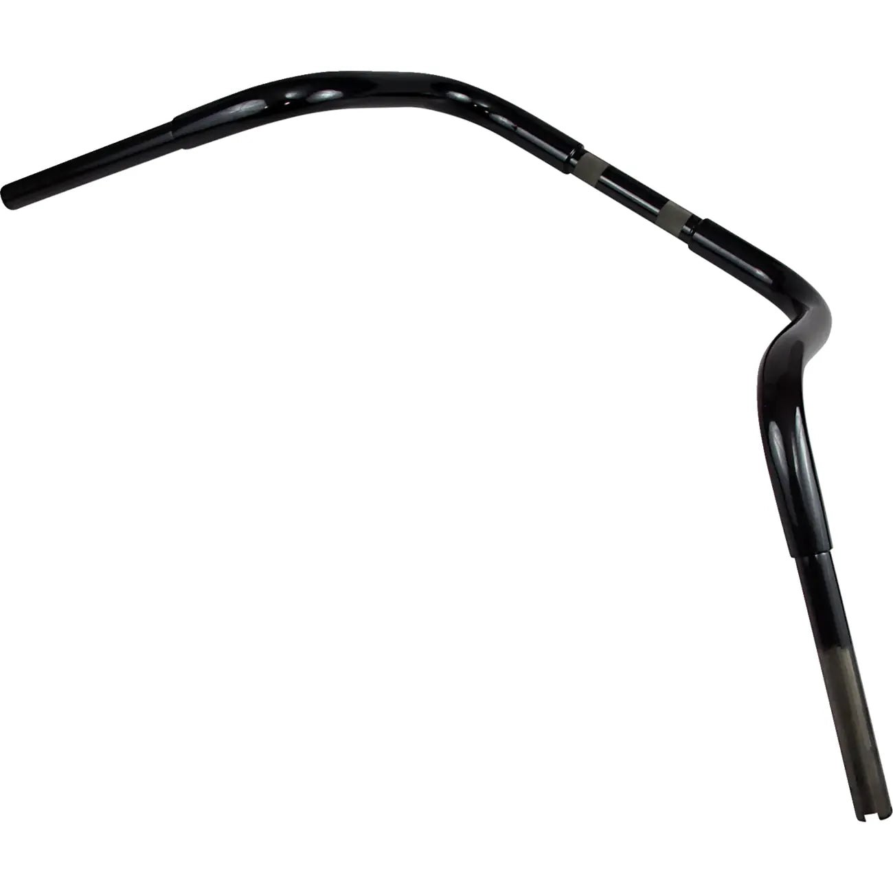 Buffalo Bagger Ape Lenker 1,25 Zoll 9,5 Zoll Schwarz glänzend für Harley-Davidson Touring mit E-Gas – Drag Specialties – Bild 1