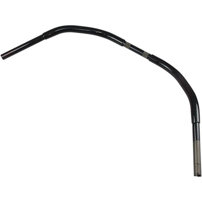 Buffalo Beach Lenker 1,25 Zoll 2,25 Zoll Schwarz glänzend für Harley-Davidson Road King und Road Glide (2008–2021) – Drag Specialties – Bild 2