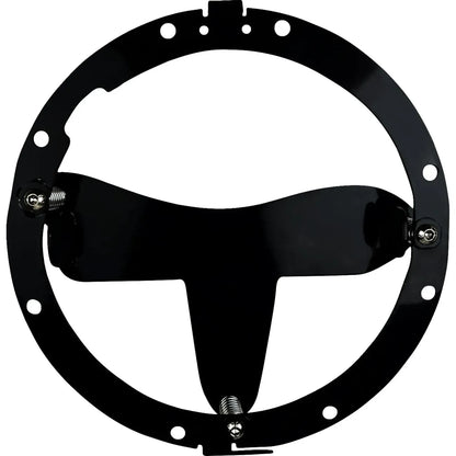 Shark Demon Performance LED-Scheinwerfer Schwarz ECE mit Batwing-Adapter für Harley-Davidson Touring – Custom Dynamics – Bild 2