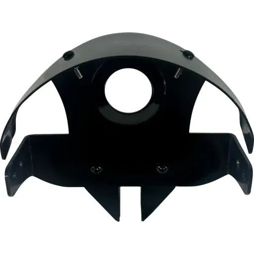 Shark Demon LED-Scheinwerfer Schwarz ECE mit Sockelhalterung für Harley-Davidson Modelle – Custom Dynamics – Bild 3