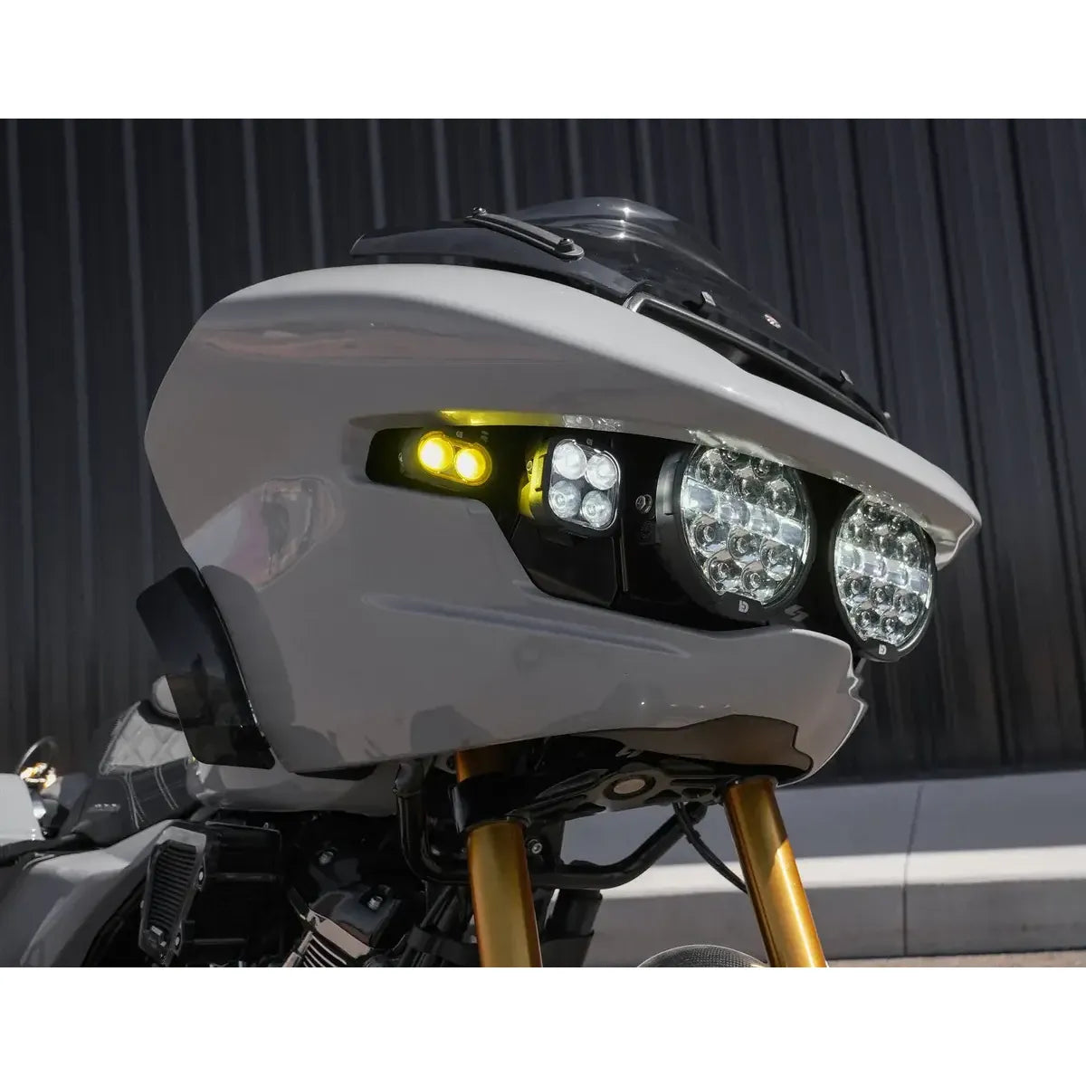 Full Deck LED-Scheinwerfer-Kit Schwarz für Harley-Davidson Road Glide (2024–2025) – Denali – Bild 10