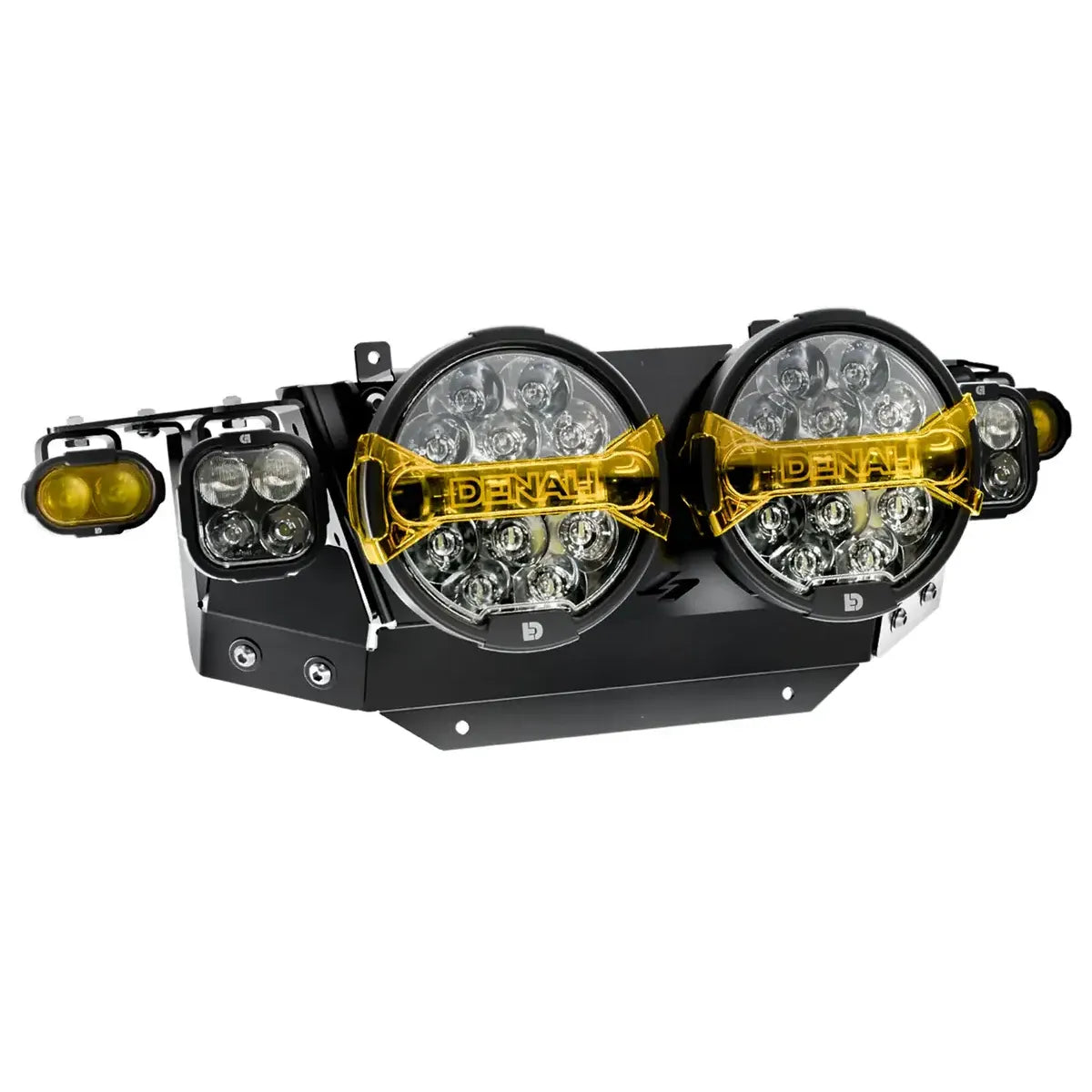 Full Deck LED-Scheinwerfer-Kit Schwarz für Harley-Davidson Road Glide (2024–2025) – Denali – Bild 4