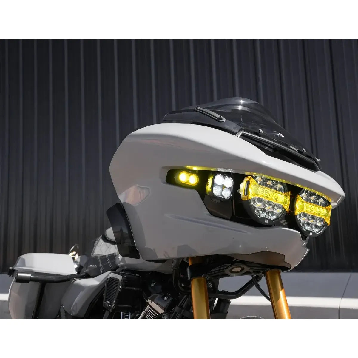 Full Deck LED-Scheinwerfer-Kit Schwarz für Harley-Davidson Road Glide (2024–2025) – Denali – Bild 9