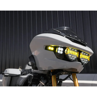 Full Deck LED-Scheinwerfer-Kit Schwarz für Harley-Davidson Road Glide (2024–2025) – Denali – Bild 9