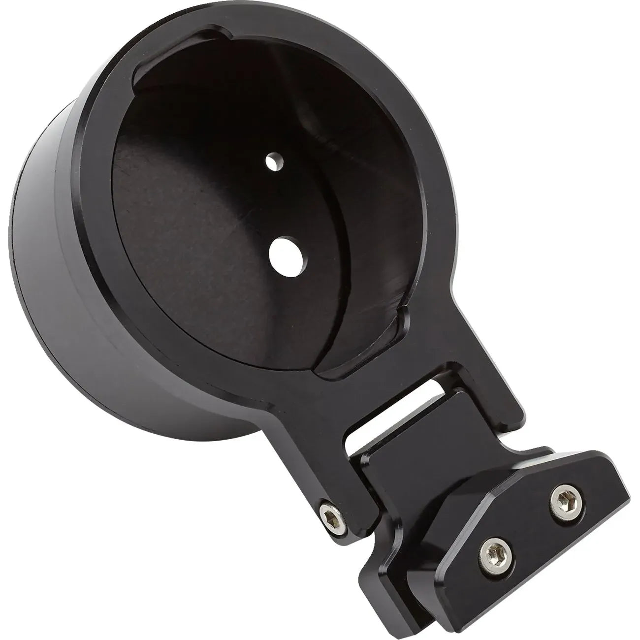 Instrumentenhalter Einzelanzeige Schwarz für Harley-Davidson Dyna Performance-Riser – LA Choppers – Bild 1