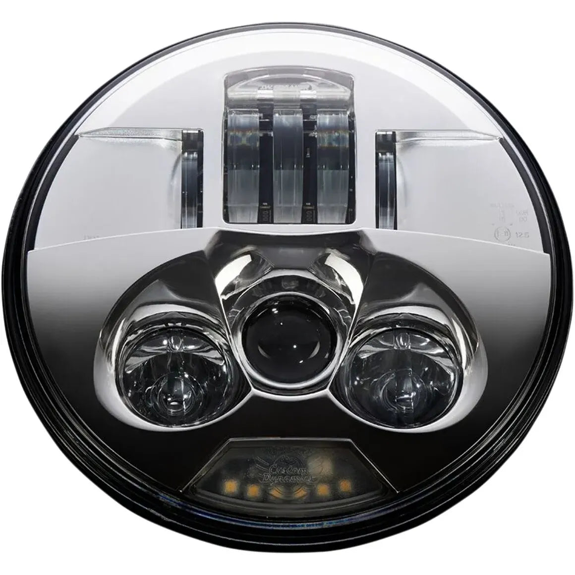 ProBeam LED-Scheinwerfer 7 Zoll Chrom ECE für Harley-Davidson Modelle – Custom Dynamics – Bild 1