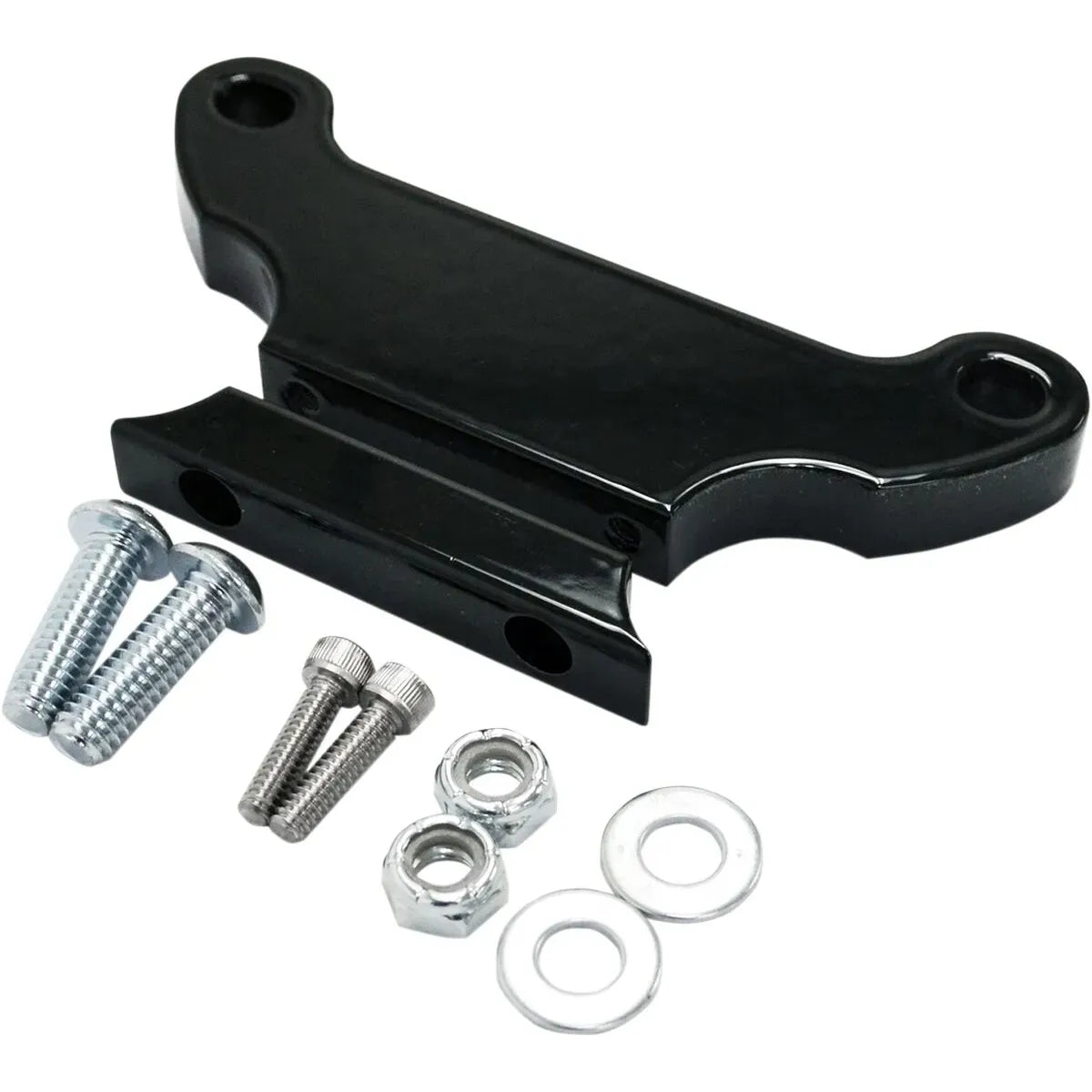 T-Bar Instrumentenhalter-Kit 1 Zoll Schwarz für Harley-Davidson Modelle – LA Choppers – Bild 1