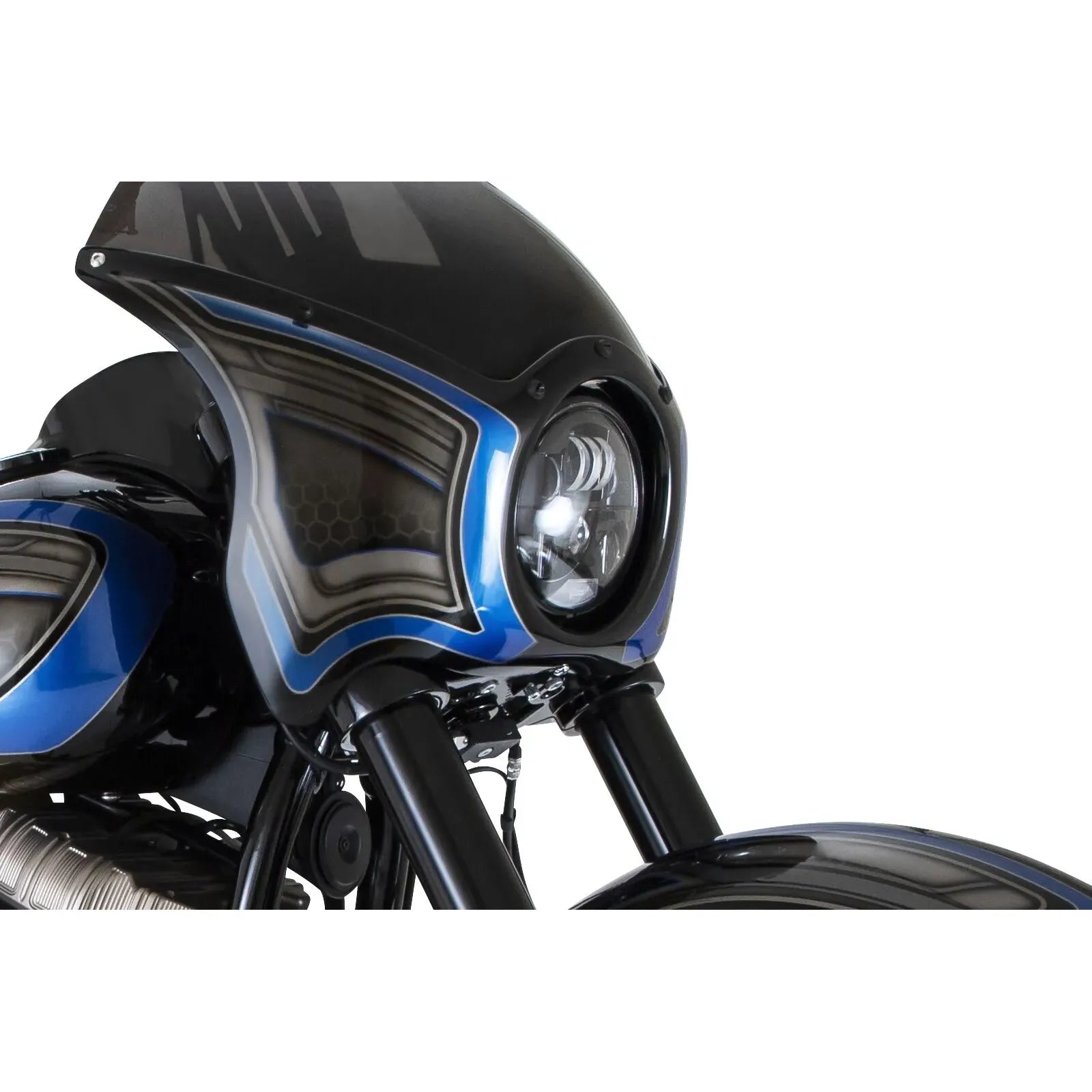 ProBeam LED-Scheinwerfer 5,75 Zoll Schwarz ECE für Harley-Davidson Modelle – Custom Dynamics – Bild 3