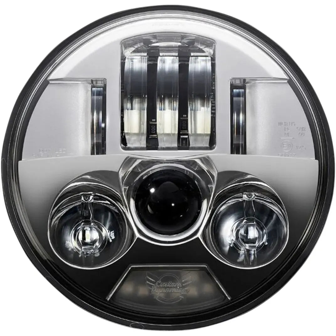 ProBeam LED-Scheinwerfer 5,75 Zoll Chrom für Harley-Davidson Modelle – Custom Dynamics – Bild 1