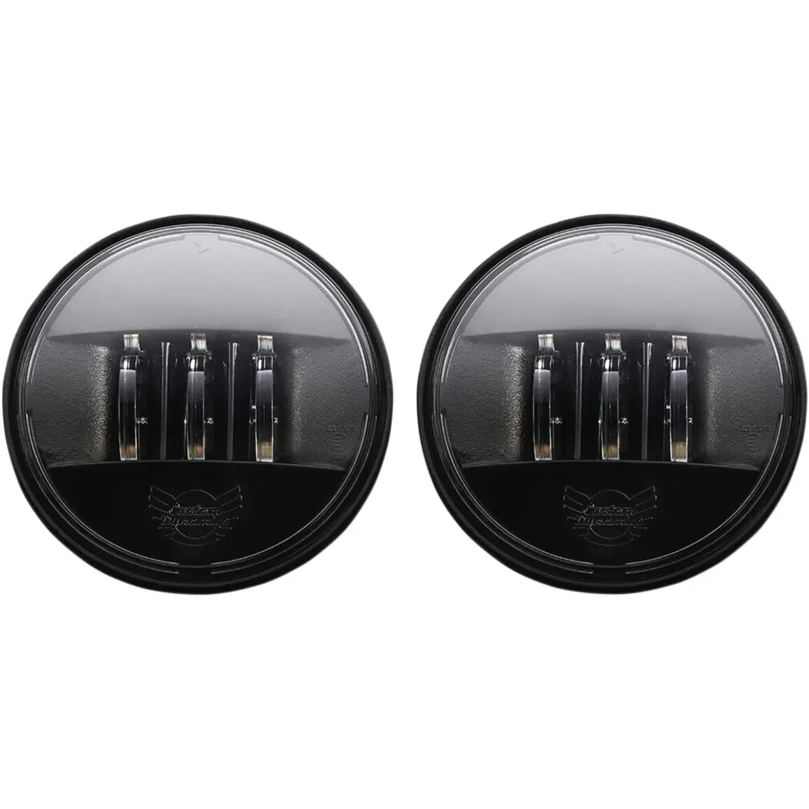 ProBeam LED-Zusatzscheinwerfer 4,5 Zoll Schwarz ECE für Harley-Davidson Touring und Road King – Custom Dynamics – Bild 1
