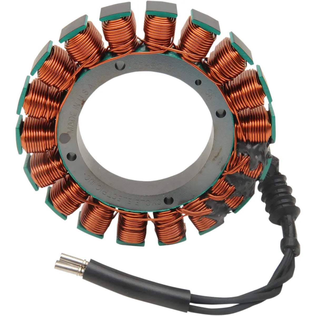 Lichtmaschinen-Stator 38 A Dreiphasig für Harley-Davidson Dyna und Softail (2001–2005) – Cycle Electric – Bild 1