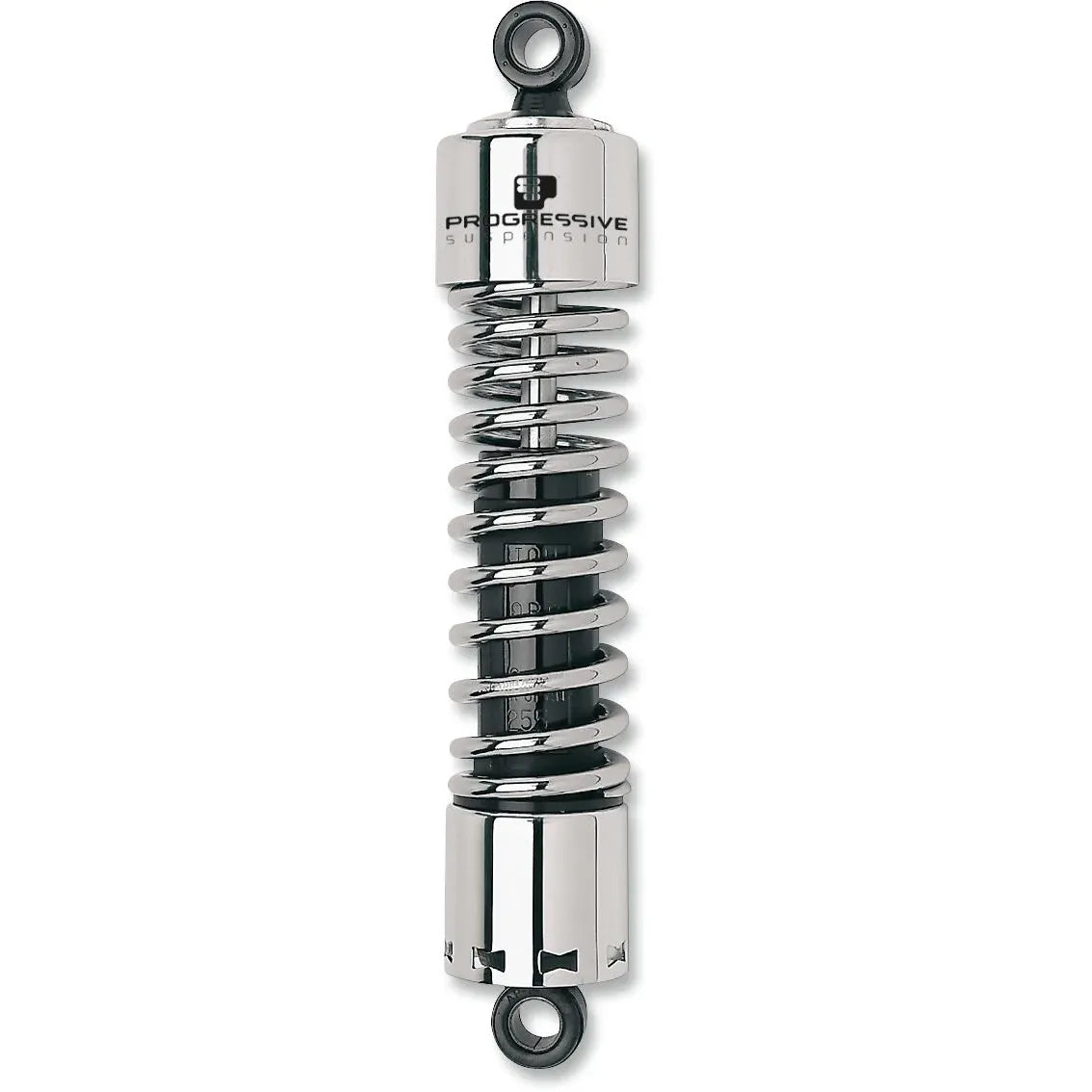 Progressive Suspension 412 Series Stoßdämpfer 13 zoll schwarz / verchromt für Harley-Davidson SPORTSTER – Ansicht 1