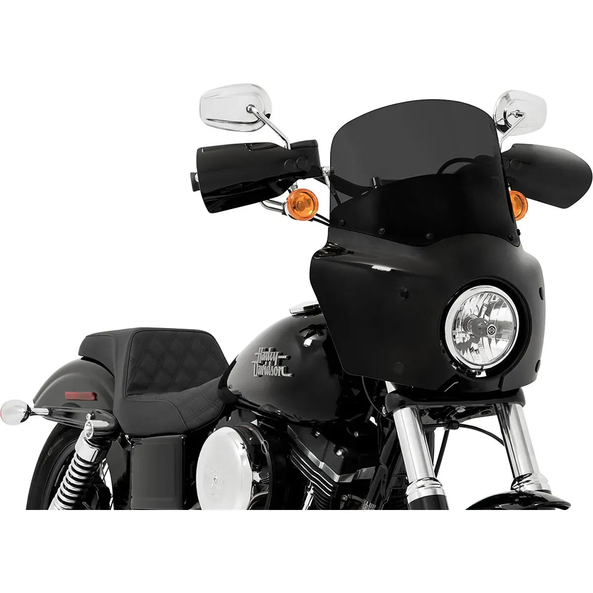 ROAD WARRIOR WINDSCHILD 11 ZOLL DEEP SMOKE – DYNA / SOFTAIL / ROAD KING (1991–2024, JE NACH MONTAGESATZ) – PRODUKTFOTO
