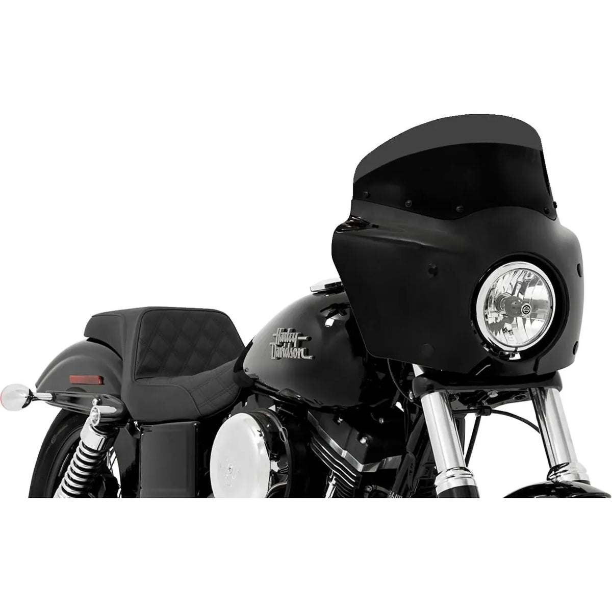 ROAD WARRIOR WINDSCHILD 7 ZOLL DEEP SMOKE – DYNA / SOFTAIL / ROAD KING (1991–2024, JE NACH MONTAGESATZ) – PRODUKTFOTO