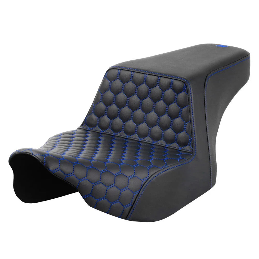 SADDLEMEN STEP-UP SITZBANK HONEYCOMB WABEN ERWEITERTE REICHWEITE FÜR TOURING (23-25) CVO (Kopie)