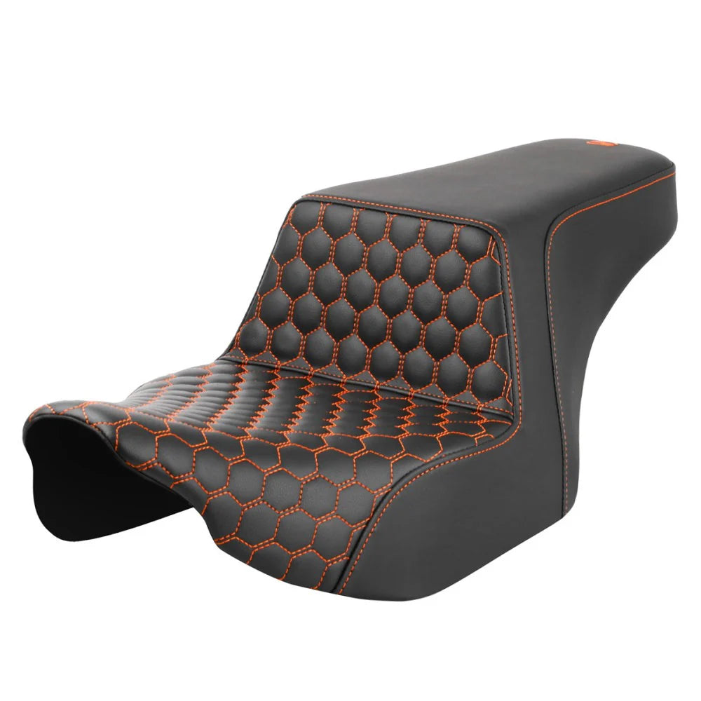 SADDLEMEN STEP-UP SITZBANK HONEYCOMB WABEN ERWEITERTE REICHWEITE FÜR TOURING (23-25) CVO (Kopie)