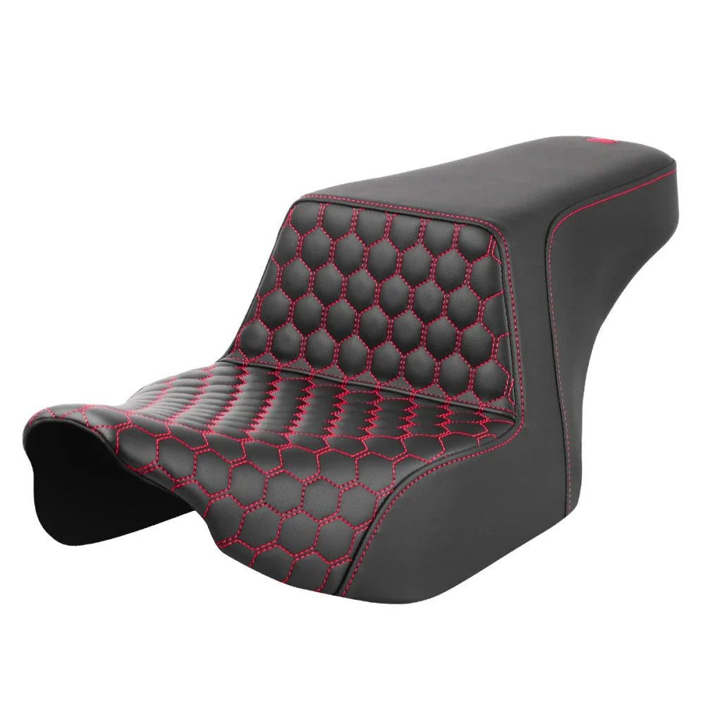 SADDLEMEN STEP-UP SITZBANK HONEYCOMB WABEN ERWEITERTE REICHWEITE FÜR TOURING (23-25) CVO (Kopie)