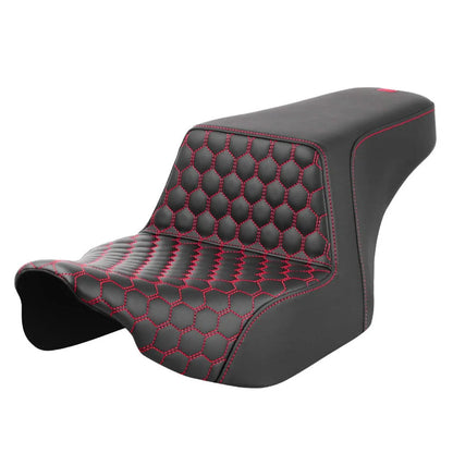 SADDLEMEN STEP-UP SITZBANK HONEYCOMB WABEN ERWEITERTE REICHWEITE FÜR TOURING (23-25) CVO (Kopie)