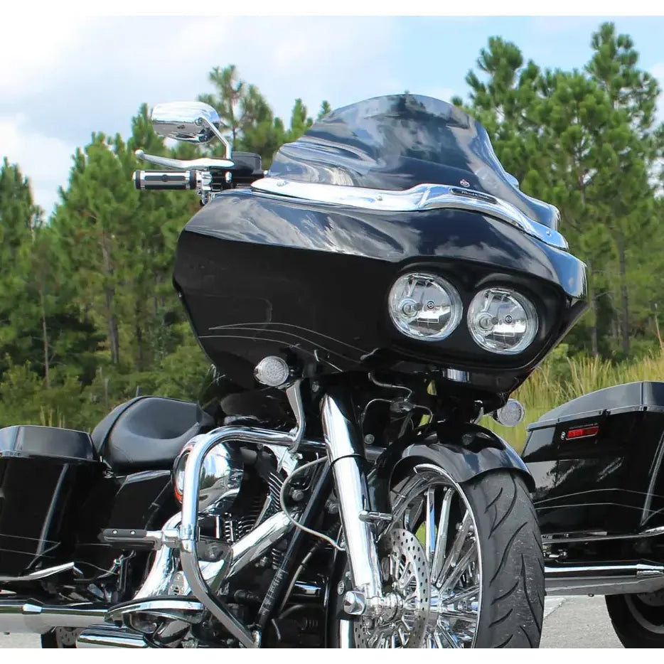 SPORT FLARE WINDSCHILD 12 ZOLL DARK SMOKE – ROAD GLIDE (1998–2013) – MIT ABE – PRODUKTBILD 2