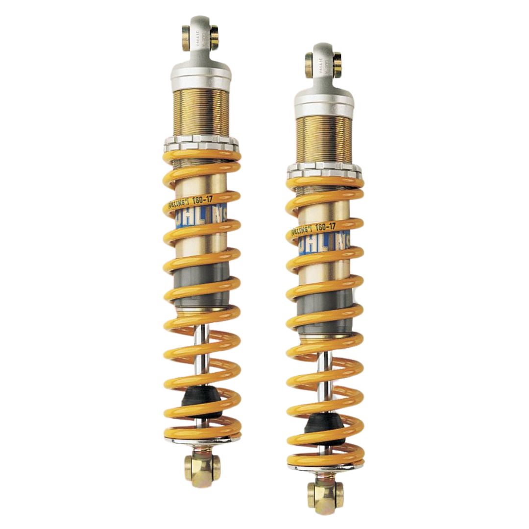Öhlins STX36 Stoßdämpfer 11,65 Zoll mit gelben Federn für Harley-Davidson Touring