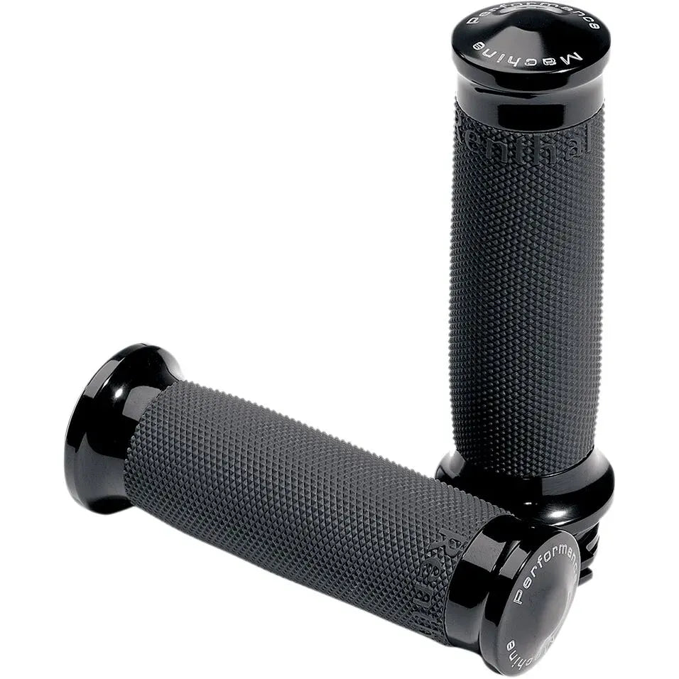 Contour-Griffe schwarz für 1-Zoll-Lenker mit Gaszug